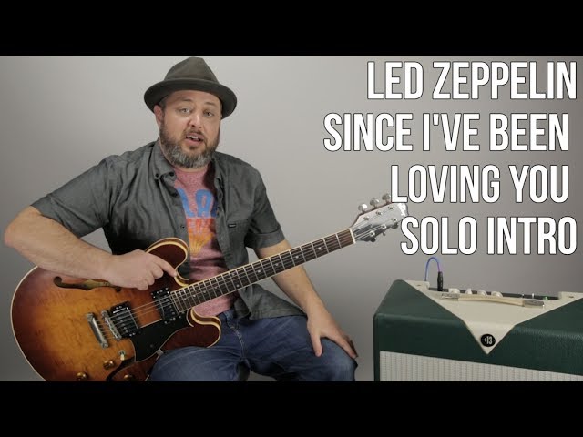 Led Zeppelin Since I've Been Loving You Intro Guitar Lesson