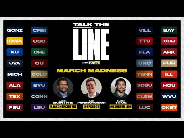 March Madness Tournament Betting Show: Talk the Line with FOX Bet! | FOX SPORTS