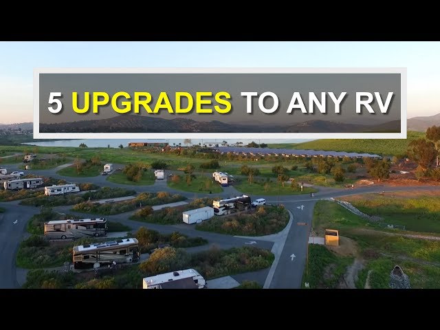 5 Basic UPGRADES For Your RV or Camper (RV Living)