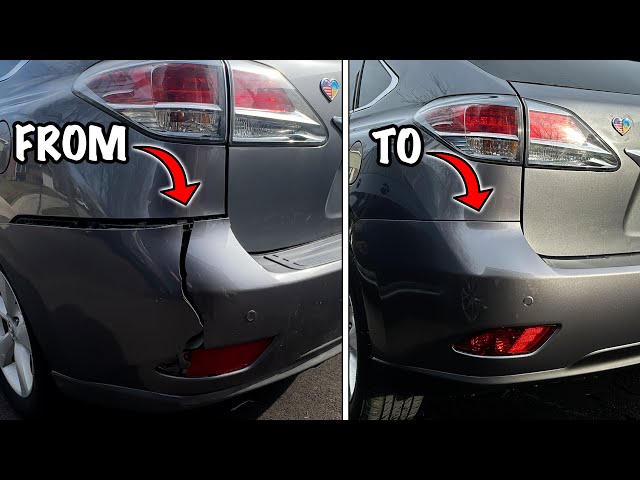 Damaged Bumper? FIX IT YOURSELF at HOME! DIY