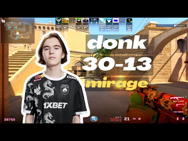 【CS2 POV】donk (30-13) (mirage) | FACEIT Ranked | Nov 18, 2023