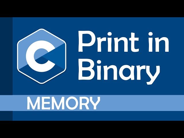 How to print in binary