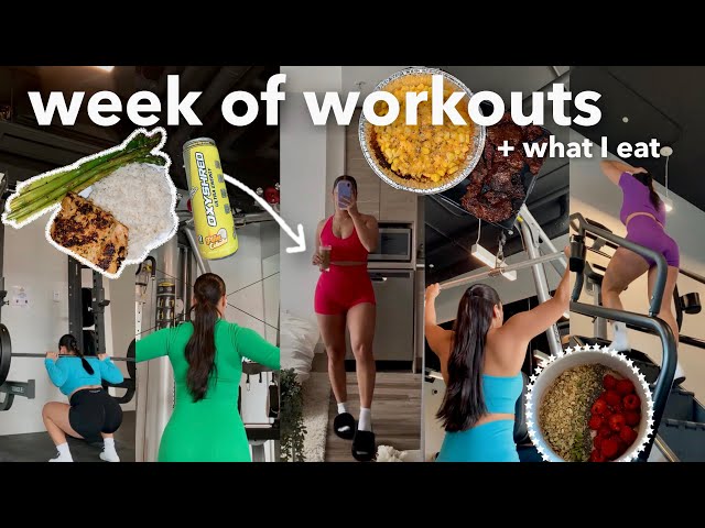 FULL WEEK OF WORKOUTS | Realistic VLOG, What I Eat, NEW Activewear, Productive Workout Routine 2022