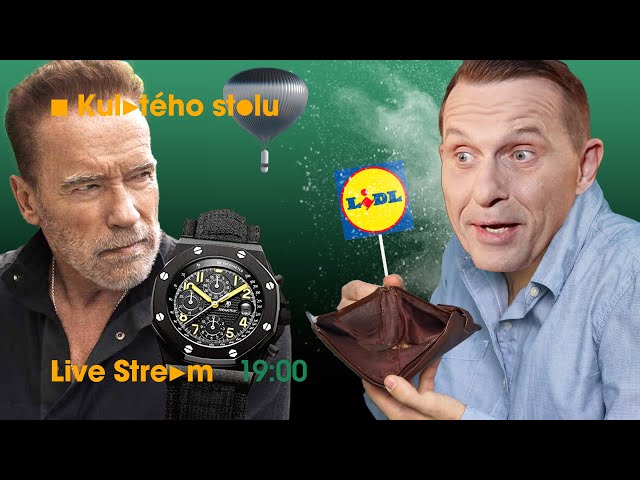 Dluhy Jaromíra Soukupa, zadržený Schwarzenegger, pašerák z Lidlu a další  | ■▸● Live