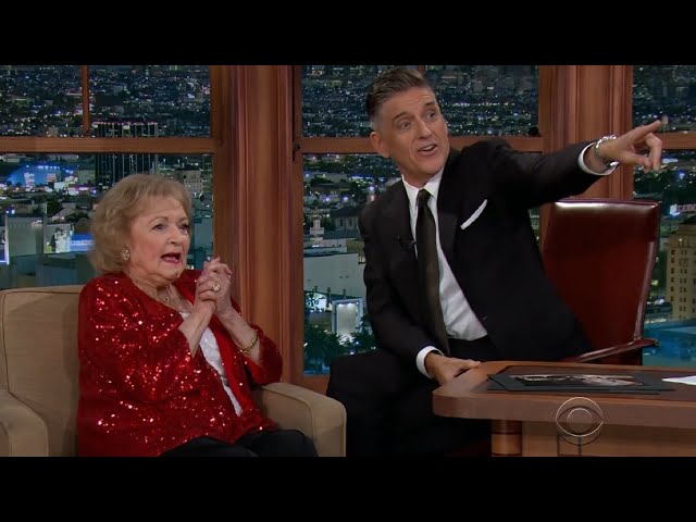 Betty White Gets A Surprise From Craig Ferguson