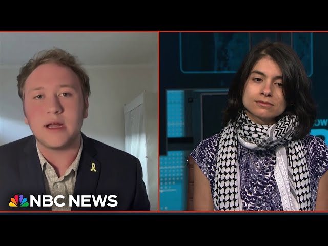 Columbia students representing Jewish and pro-Palestinian sides speak about protests