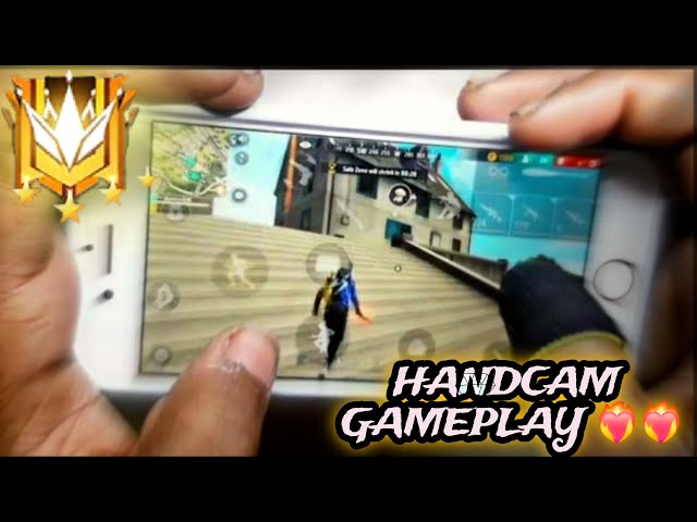iPhone 7 normal 2024 Free Fire Gameplay Handcam🔥Solo vs Squad Full Ranked Match -#handcam #iphone7