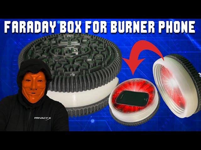 Why This Is The BEST Faraday Box For Burner Phones / How To Build