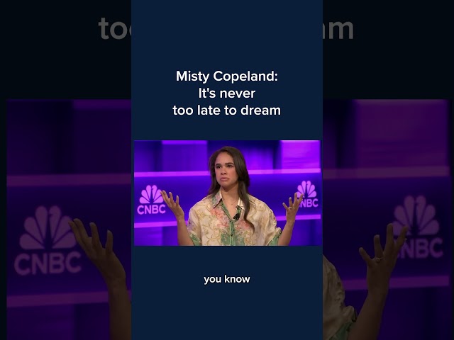 Misty Copeland: It's never too late to dream #CNBCChangemakers