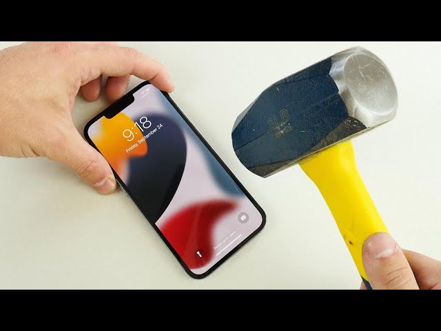 iPhone 13 Pro Hammer & Knife Scratch Test!
