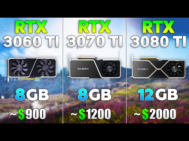 RTX 3060 Ti vs RTX 3070 Ti vs RTX 3080 Ti in 4K