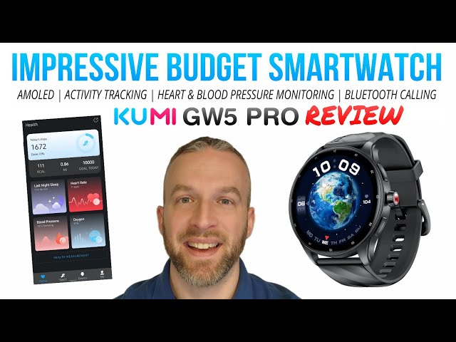 IMPRESSIVE Budget Smartwatch! Kumi GW5 PRO Review