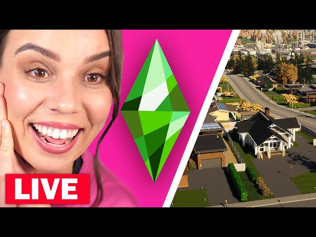 Playing The Sims 4 and Cities: Skylines II!