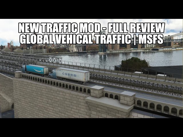 New Traffic Mod for MSFS - Full Review | Global Vehicle Traffic for MSFS 2020