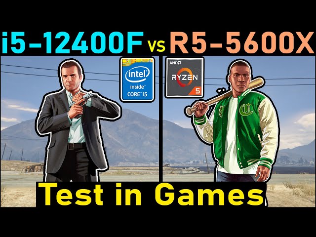 i5 12400F OC vs Ryzen 5600X | RTX 3080 - 10 Games Test | Tech MK