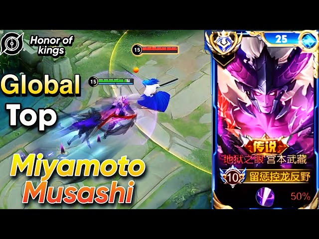 Honor of kings : Top Global Musashi Gameplay