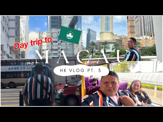 Macau Day Trip from Hongkong via BUS! + Travel Hack + DIY + HZMB Route | HK Vlog Part 3