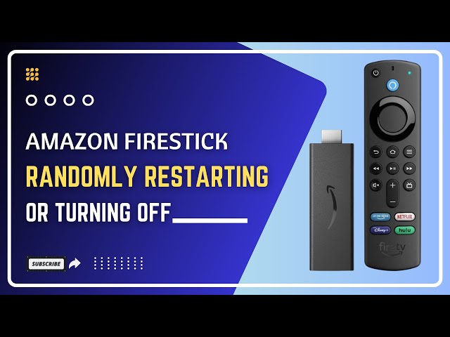 How to Fix Firestick Randomly Restarting or Turning Off Issue? (Easy Steps!)