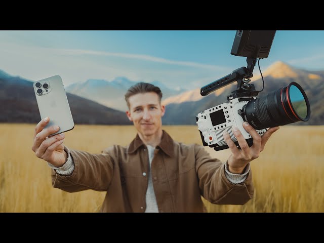 iPhone 15 pro max vs $30,000 cinema camera