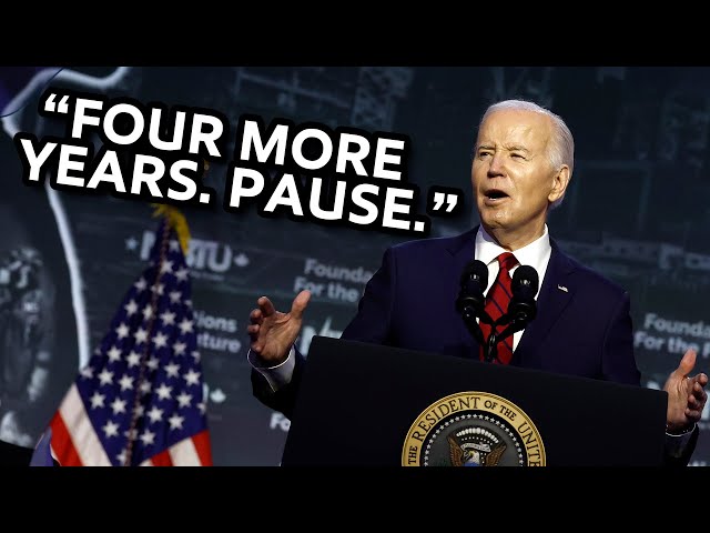 "FOUR MORE YEARS. PAUSE." - Joe’s Most Ridiculous Gaffe Yet?
