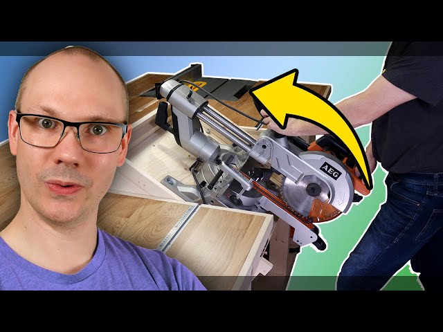 Building a miter saw flip-top workbench with a built-in table saw
