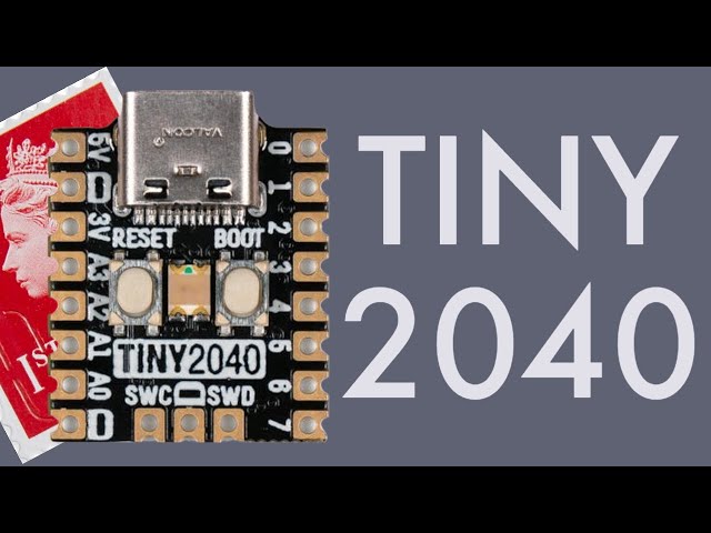 First Look at the Tiny 2040 - New RP2040 Board!