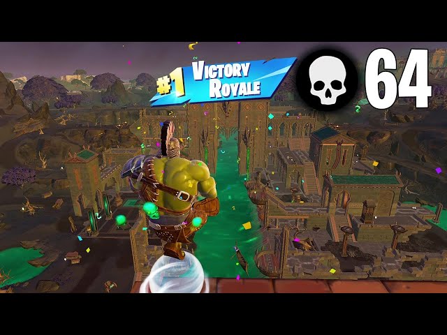 64 Elimination Solo vs Squads Wins (Fortnite Chapter 5 Season 2 Ps4 Controller Gameplay)