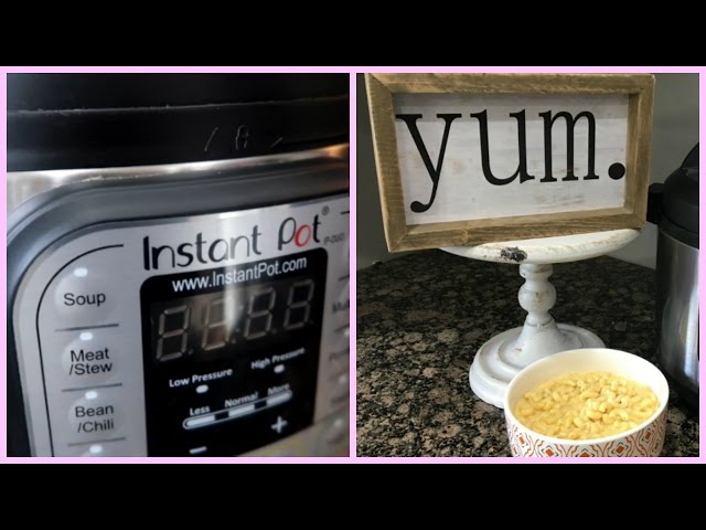 How To Make Macaroni & Cheese In The Instant Pot