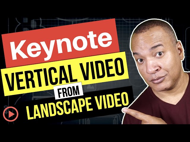 Turn YouTube Videos into VERTICAL Videos with Keynote!