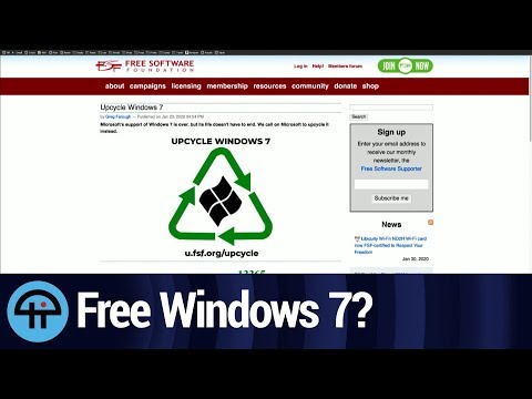 Windows 7 and the Free Software Foundation