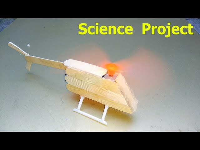 Science Working Model Helicopter | Science Projects For School Exhibition