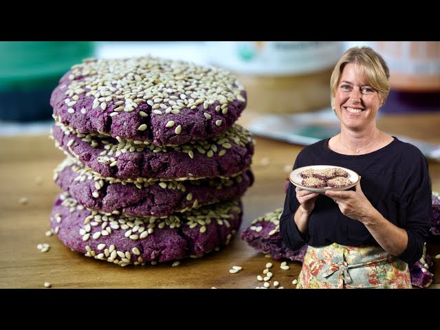 Purple Sweet Potato Pancakes: A Plant-Based Breakfast Treat!