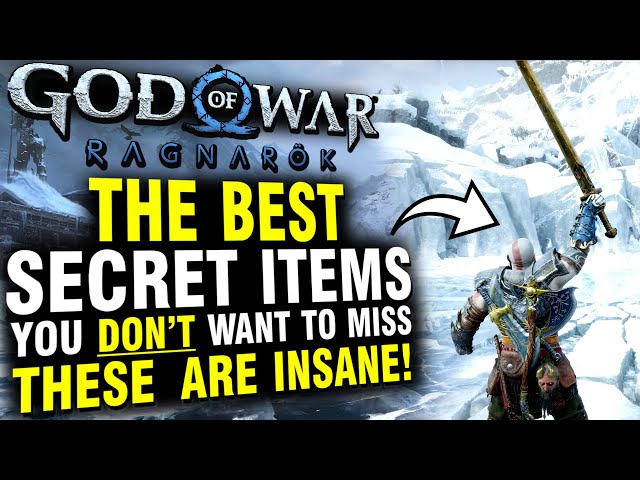 God of War Ragnarok - Best Secret Items In The Game and Where To Find Them!