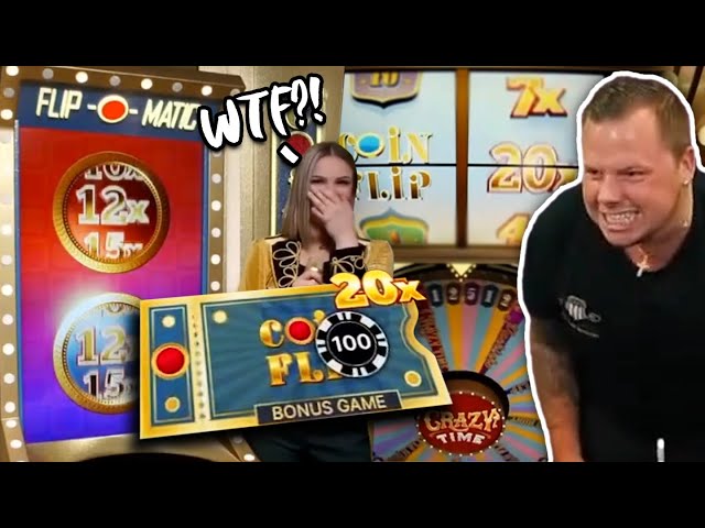 20x Topslot Into a HUGE WIN on Coin Flip! | Crazy Time