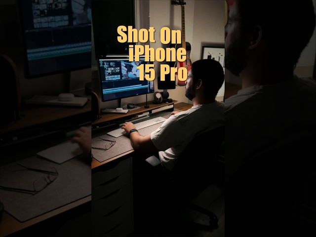 iPhone 15 Pro Cinematic Mode in Low Light #shorts