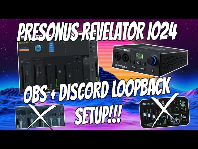 GoXLR + Voicemeter Killer? - How to Setup The Presonus Revelator io24 Loopback With OBS + Discord