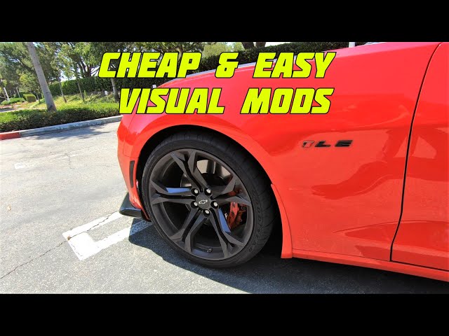 Camaro SS 1le Visual Mods Under $500 That Don't Suck