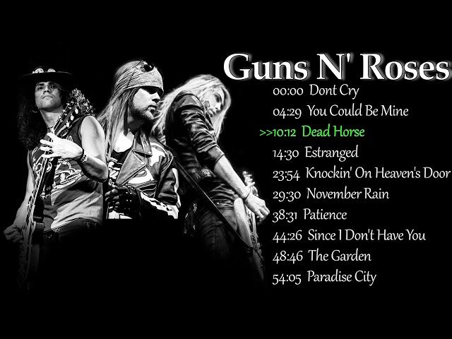 🔥Guns N' Roses Best Songs🔥🔥🔥 Guns N' Roses Top Hits🔥