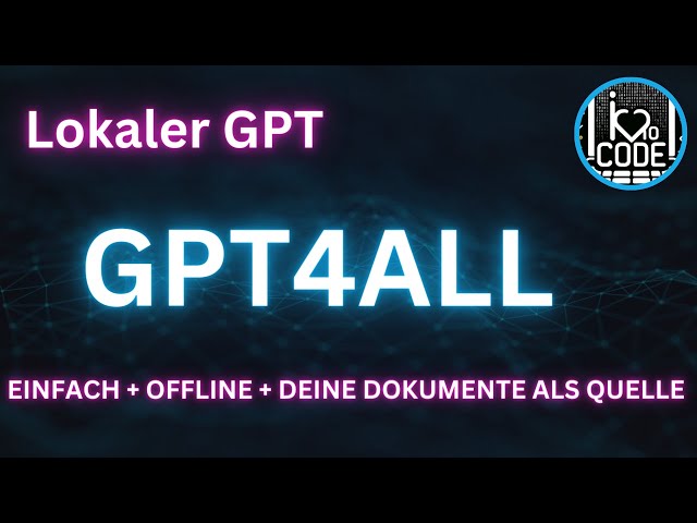 ChatGPT & Co: GPT4All - Dein lokaler Chat-Client! Installation und erste Schritte (deutsch)