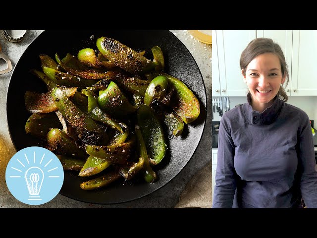 Shishito-Style Green Peppers from Michele Humes | Genius Recipes