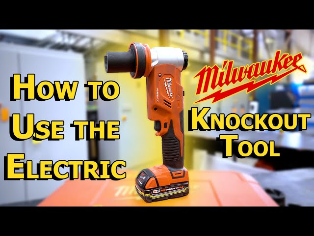 How to Use the Electric Knockout Tool
