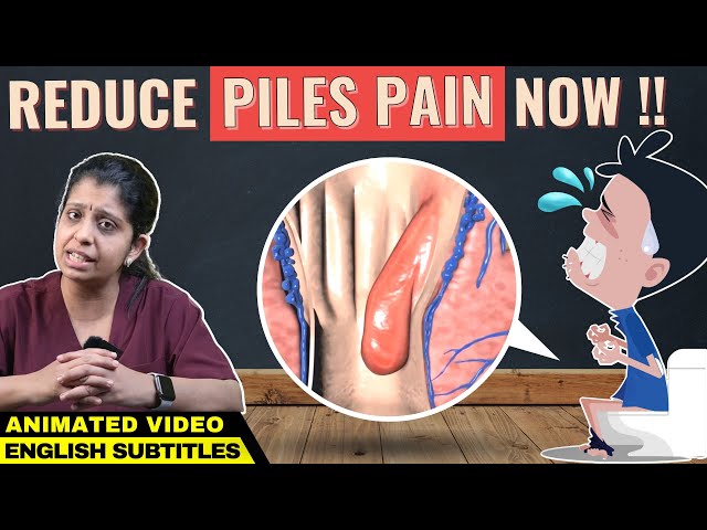 Animation: Piles Pain Relief (Hemorrhoids) | மூல நோய் குணப்படுத்த எளிய வழிகள்