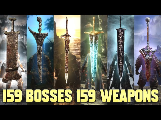 Beating Every Souls Boss With A Different Weapon