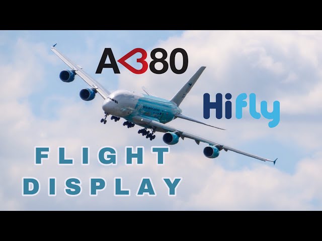 Paris Air Show 2019 | Hi Fly Airbus A380 | Flight Demonstration