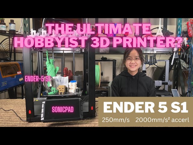Ender 5 S1 + Sonic pad Klipper firmware The ultimate hobbyist 3D printer? 250mm/s 2000 acceleration