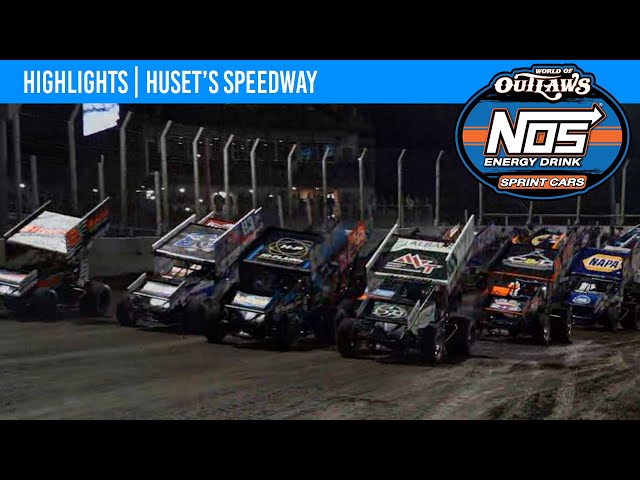 World of Outlaws NOS Energy Drink Sprint Cars Huset’s Speedway June 25, 2022 | HIGHLIGHTS