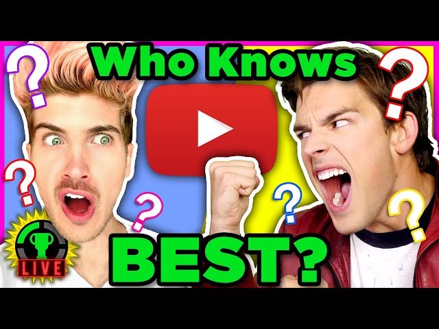 Who's the KING of Internet Trivia? | Ultimate YouTuber Quiz Challenge Ft. Joey Graceffa