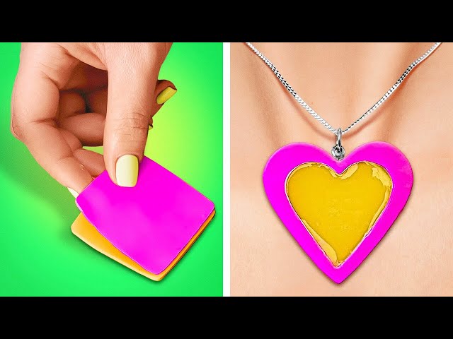 Cute Jewelry Crafts With 3D Pen, Polymer Clay And Resin And Gift Ideas For Valentine's Day