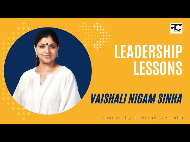 Leadership Lessons with CSO for ReNew Power Vaishali Nigam Sinha | Sustainable, Energy & Impact