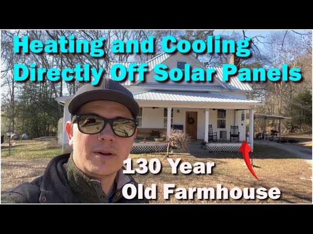 Heating and cooling with Solar mini splits: Solar direct heating and cooling